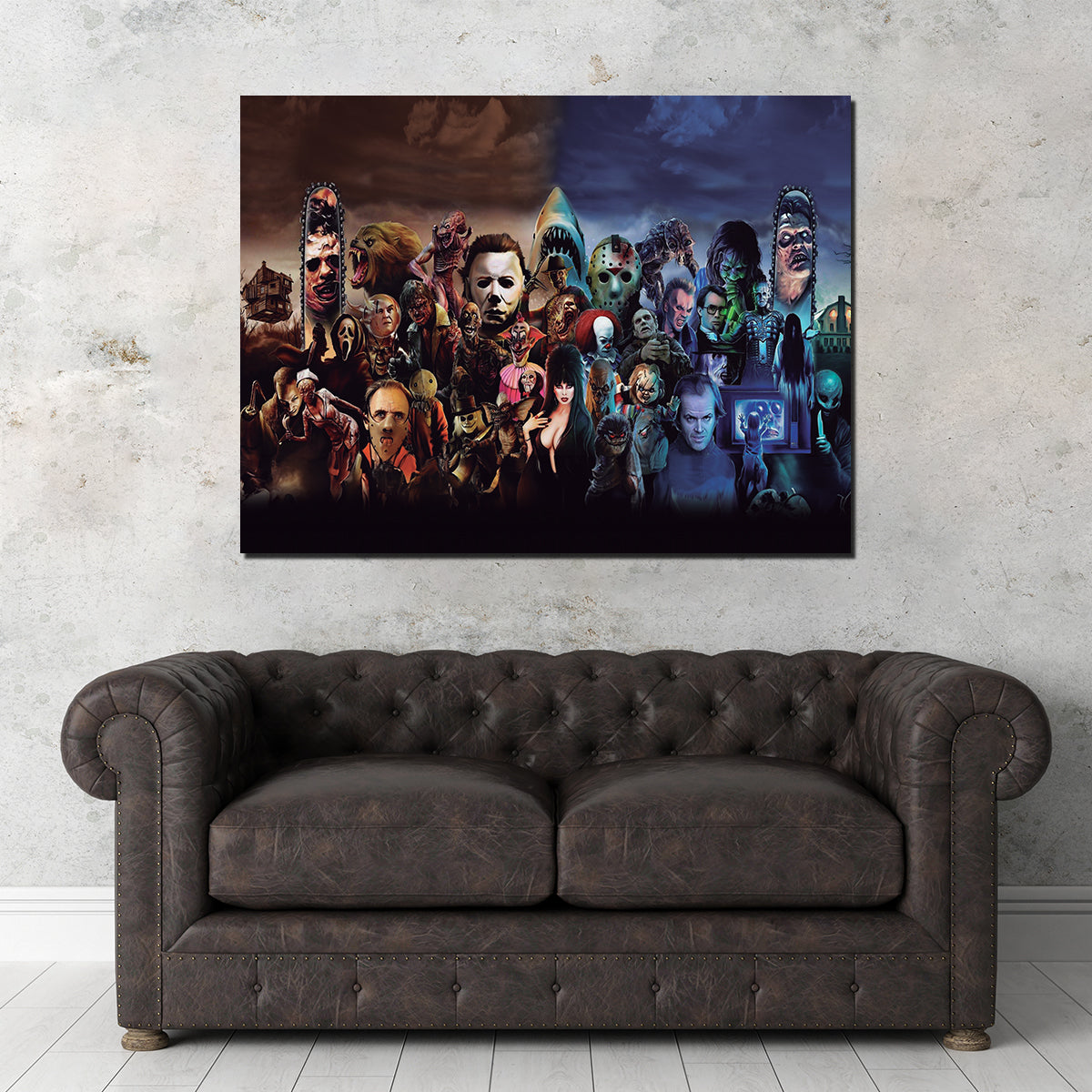 Horror Collage Wall Art