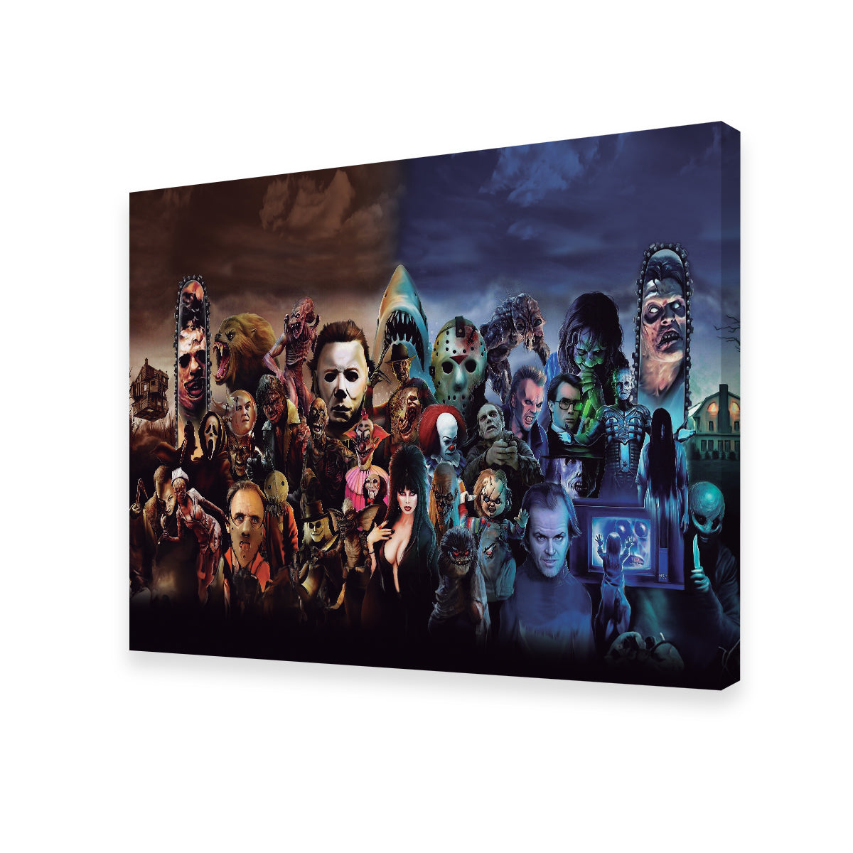 Horror Collage Wall Art