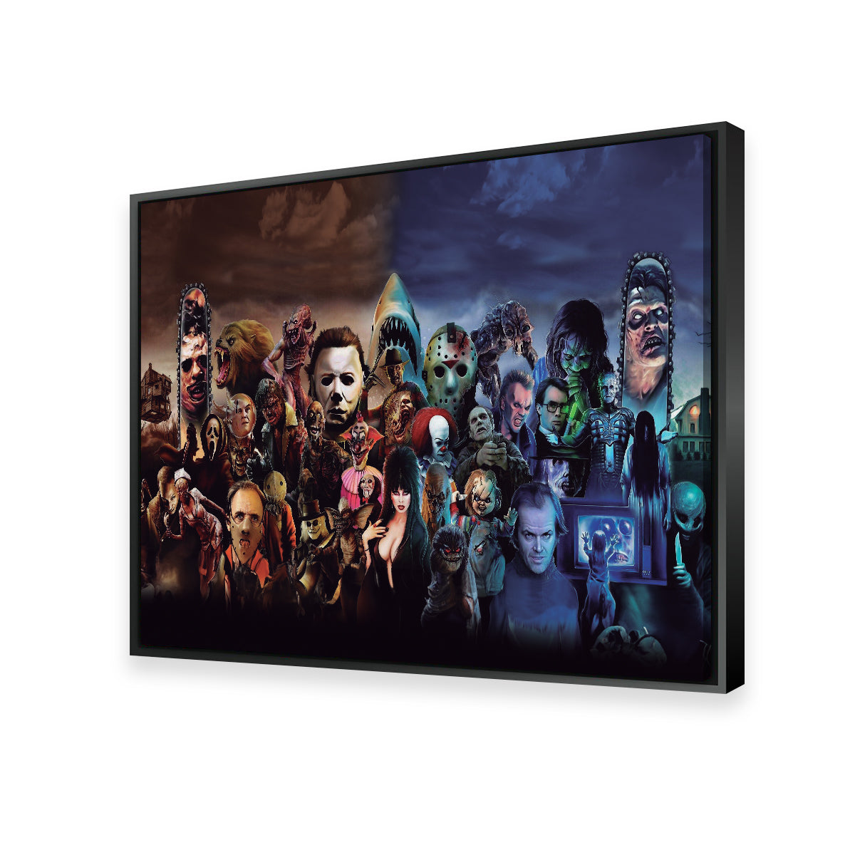 Horror Collage Wall Art