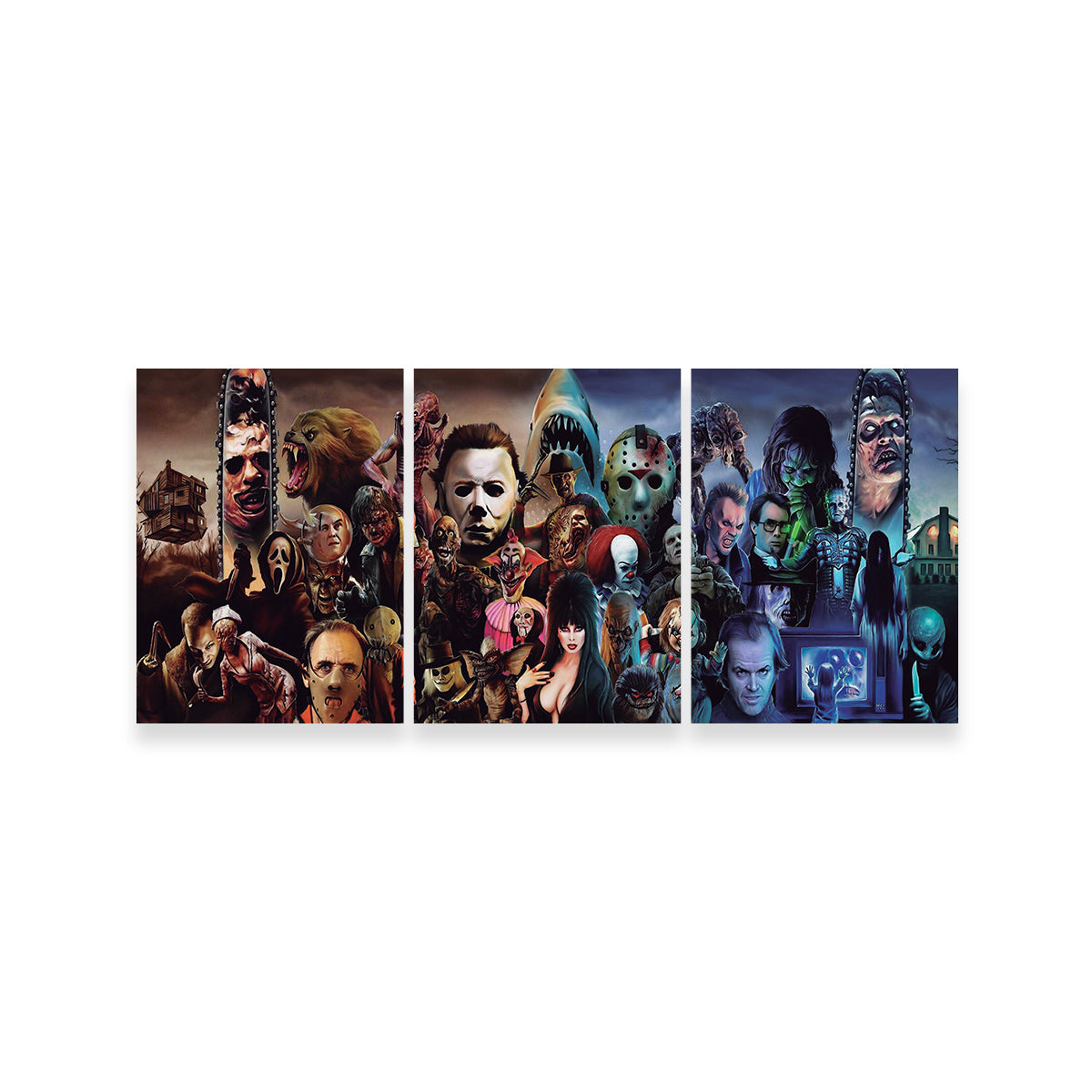 Horror Collage Wall Art