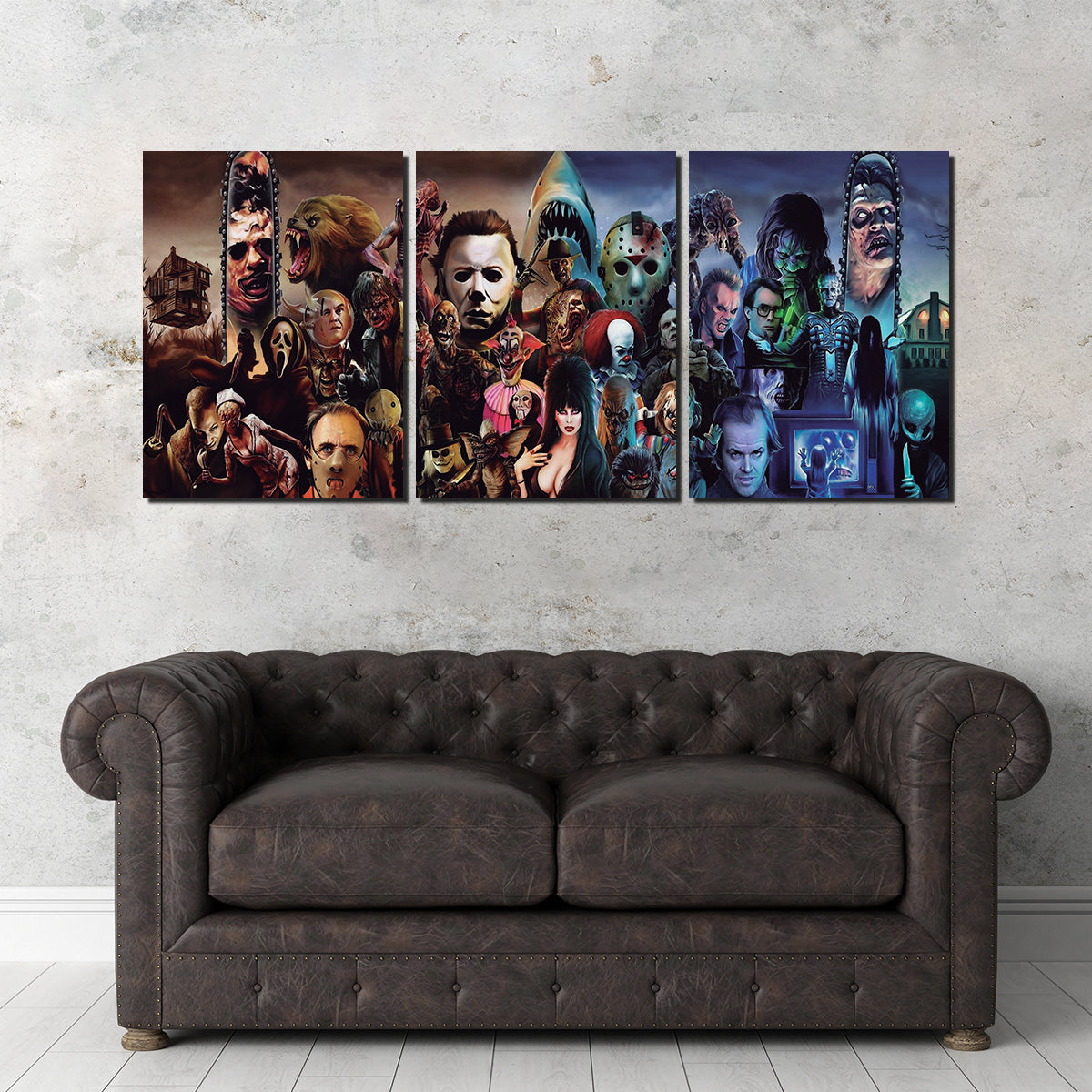 Horror Collage Wall Art