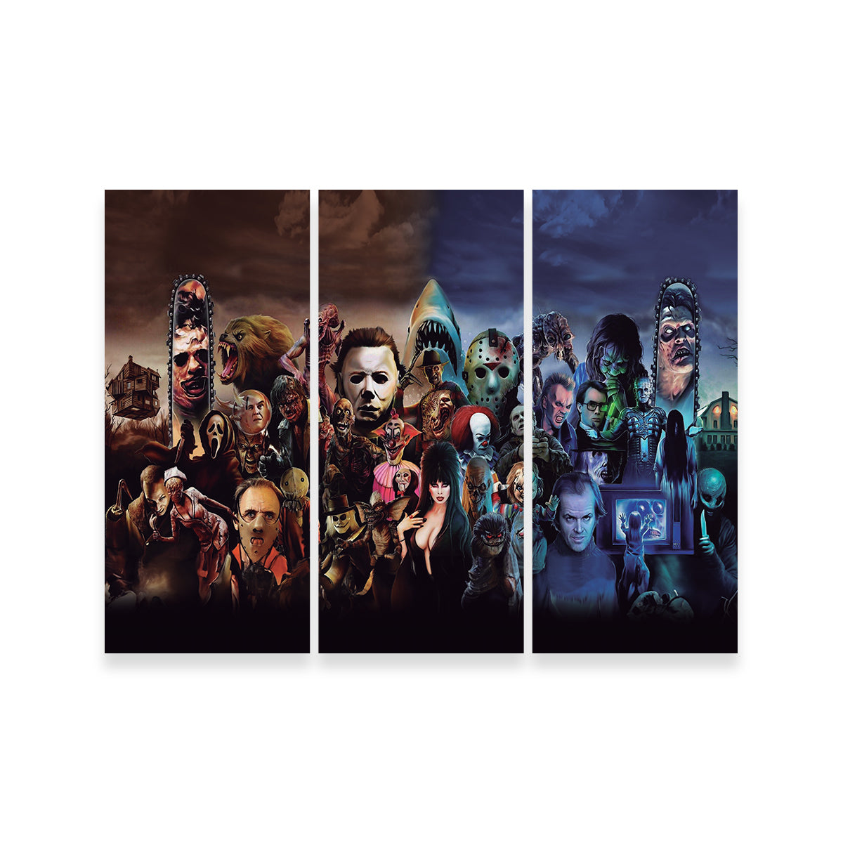 Horror Collage Wall Art