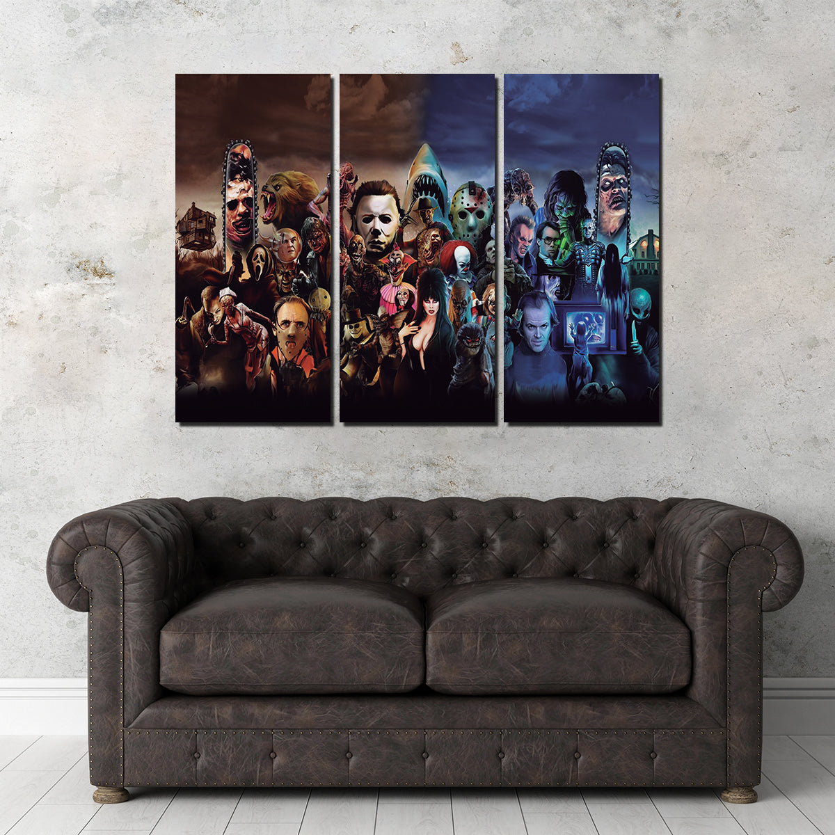 Horror Collage Wall Art