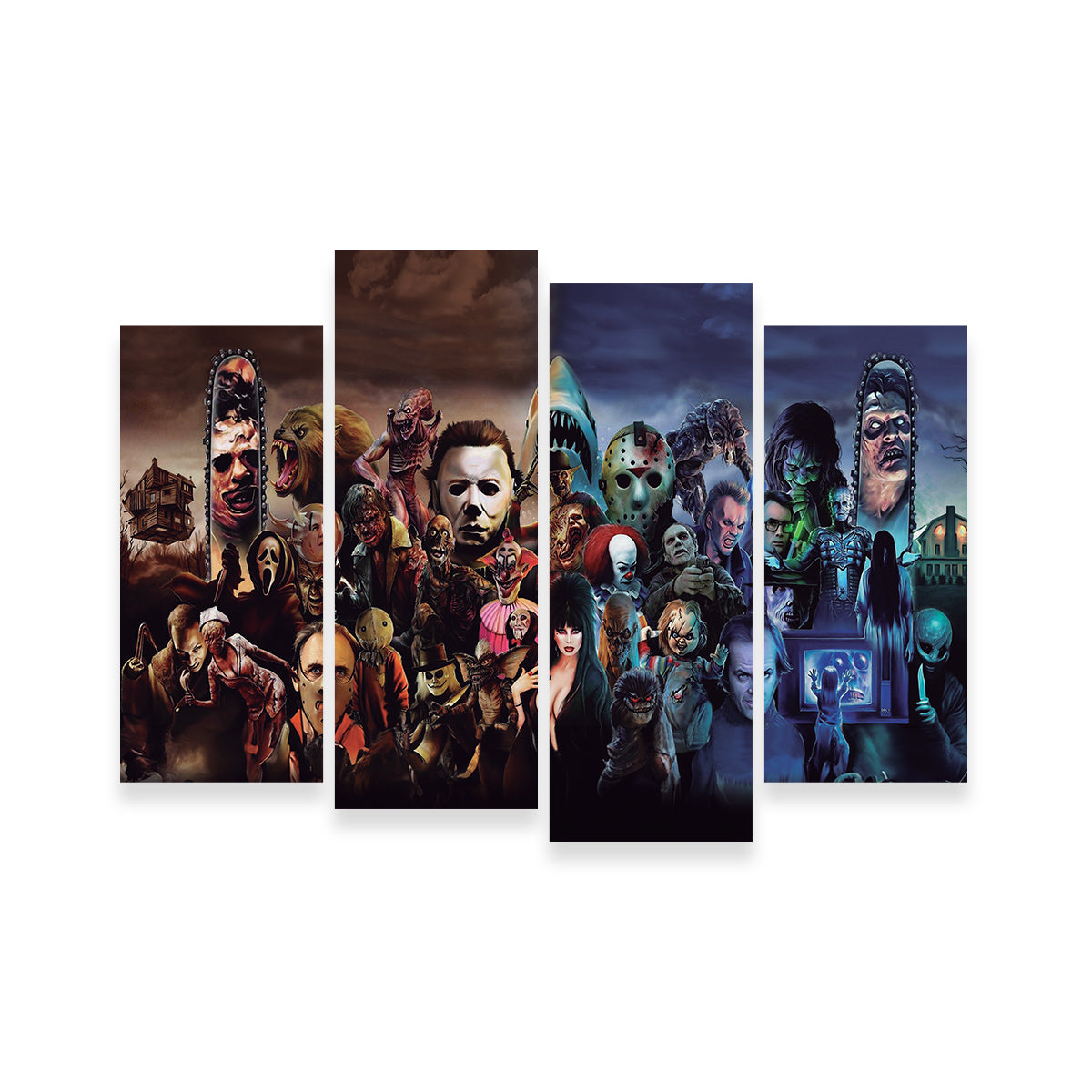 Horror Collage Wall Art