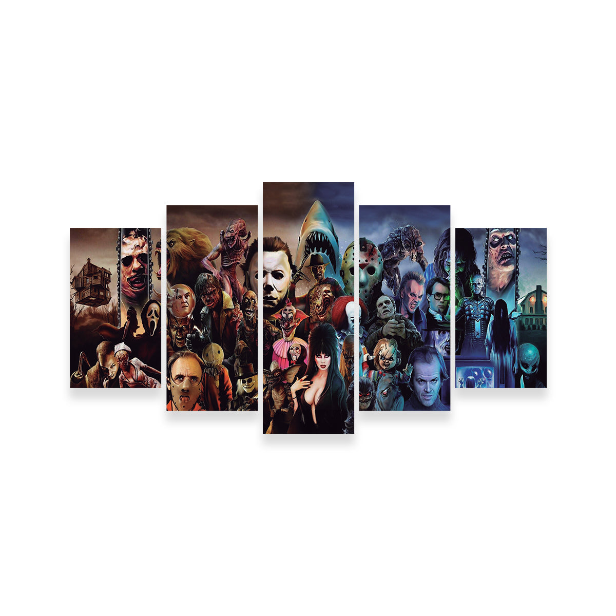Horror Collage Wall Art
