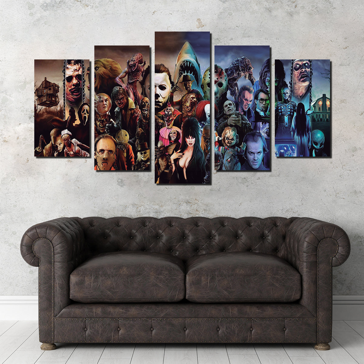Horror Collage Wall Art