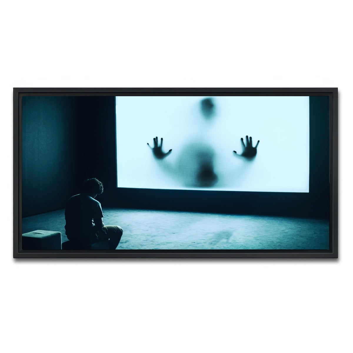 AUTO-MOCKUP WHITE | Horror | 1 Piece | Black Framed Canvas | group=2x1
