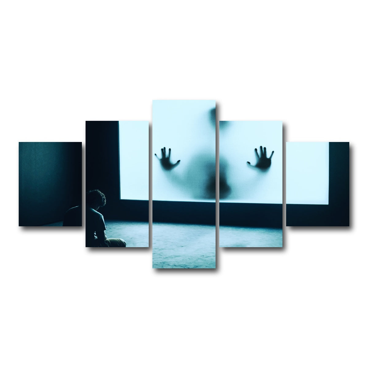 AUTO-MOCKUP WHITE | Horror | 5 Piece | Gallery Wrap Canvas | group=5_short