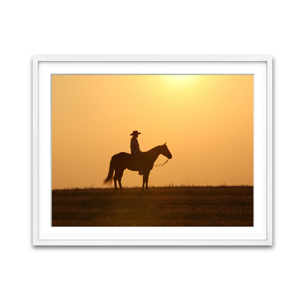 Framed Print 4x3 White