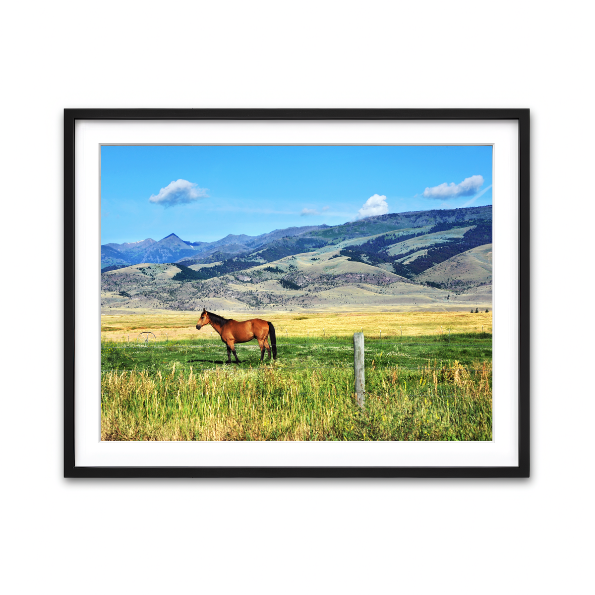 Framed Print 4x3 Black
