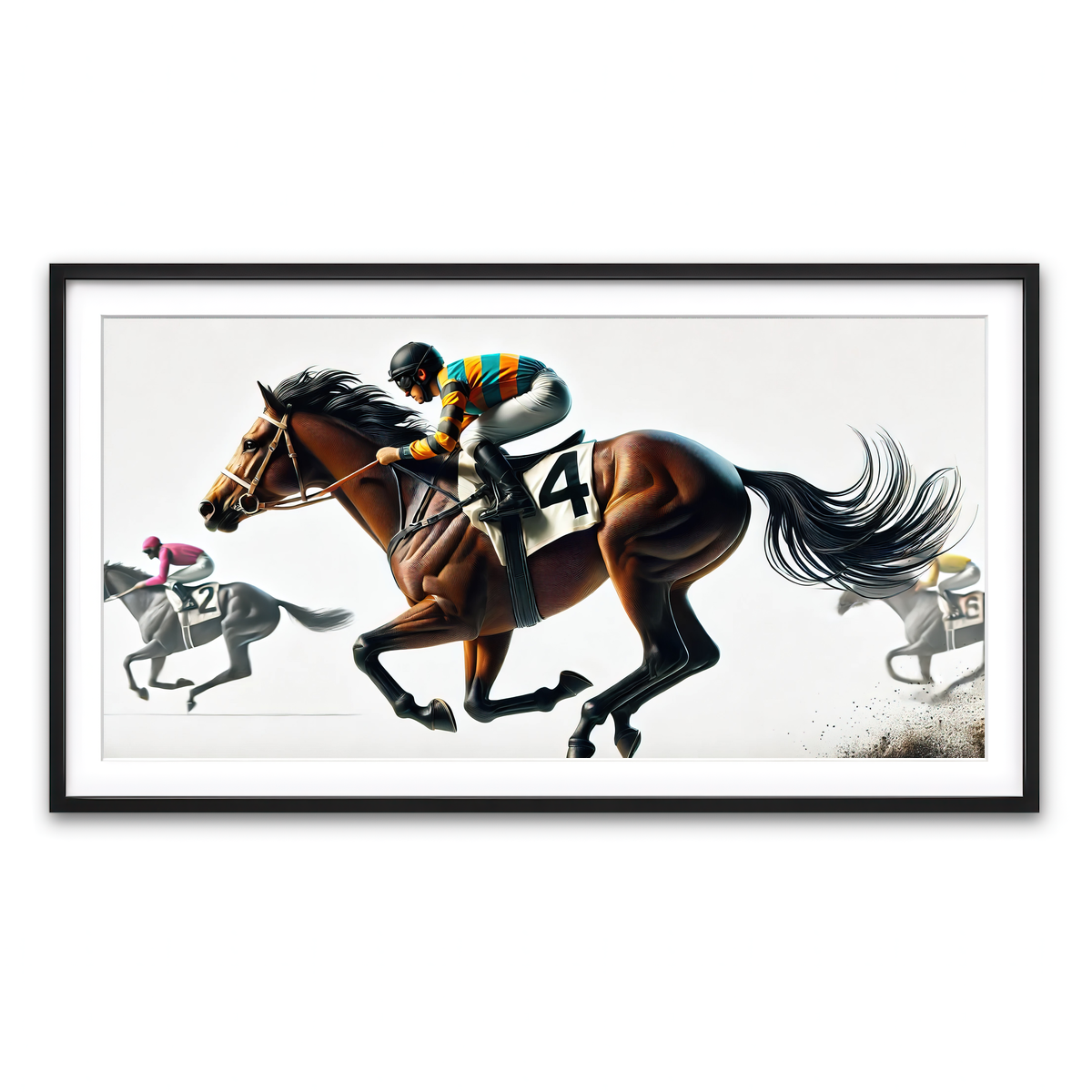 Framed Print 2x1 Black