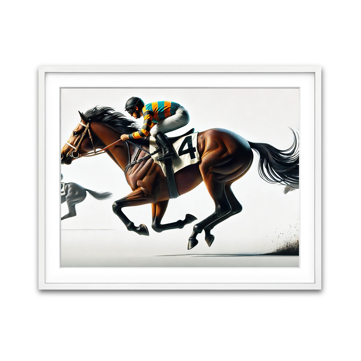 Framed Print 4x3 White