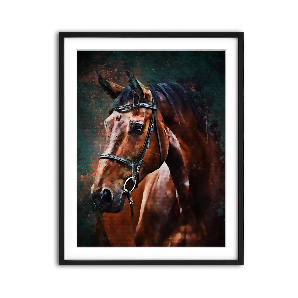 Framed Print 3x4 Black