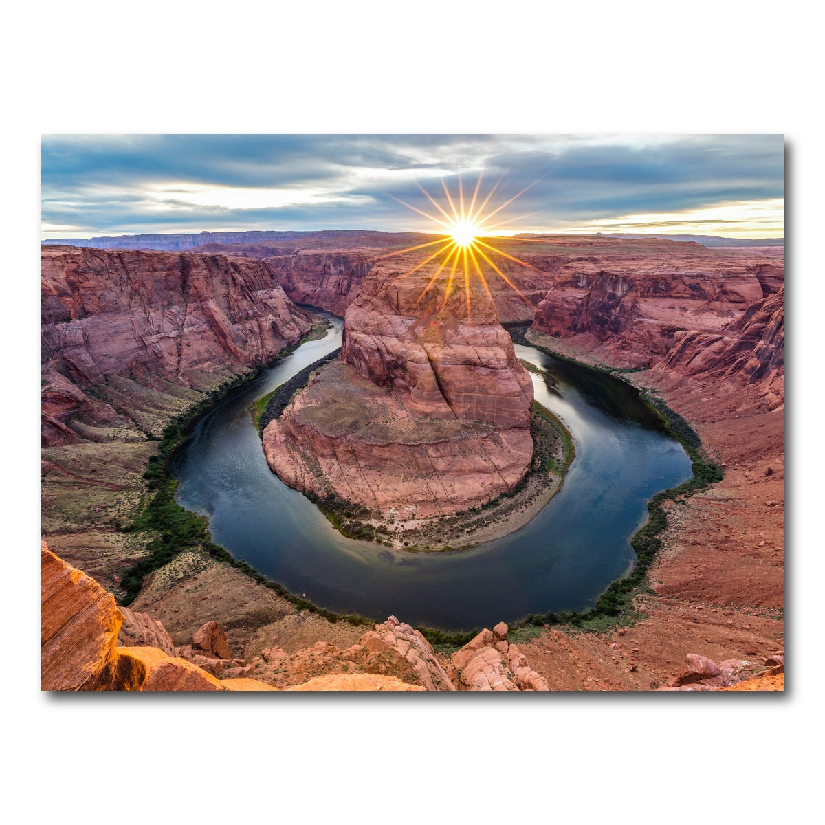 AUTO-MOCKUP WHITE | Horseshoe Bend | 1 Piece | Gallery Wrap Canvas | group=4x3
