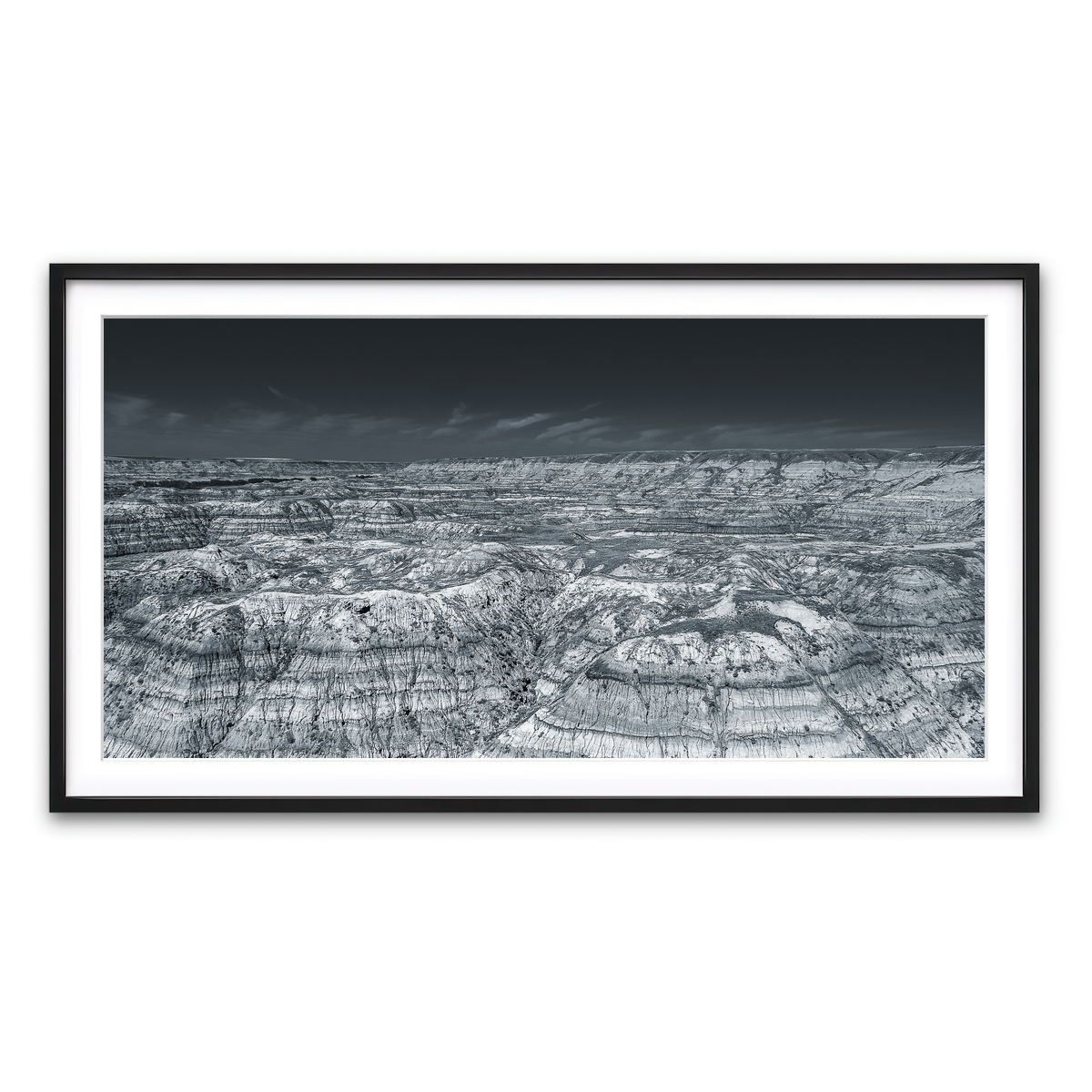 Framed Print 2x1 Black