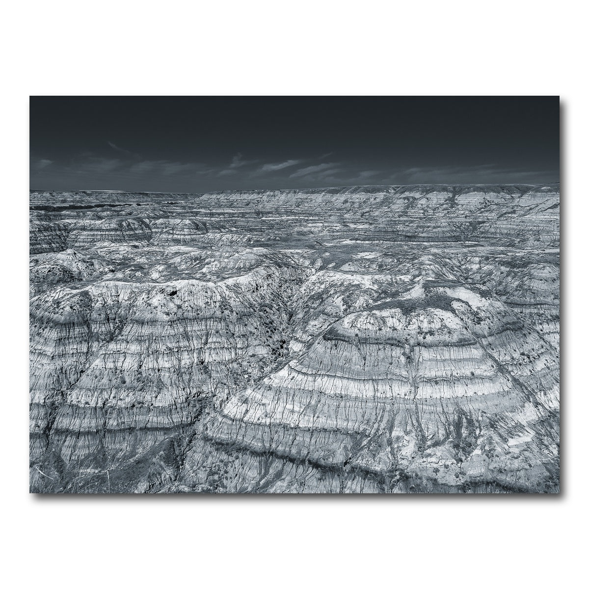 AUTO-MOCKUP WHITE | Horseshoe Canyon Alberta | 1 Piece | Gallery Wrap Canvas | group=4x3