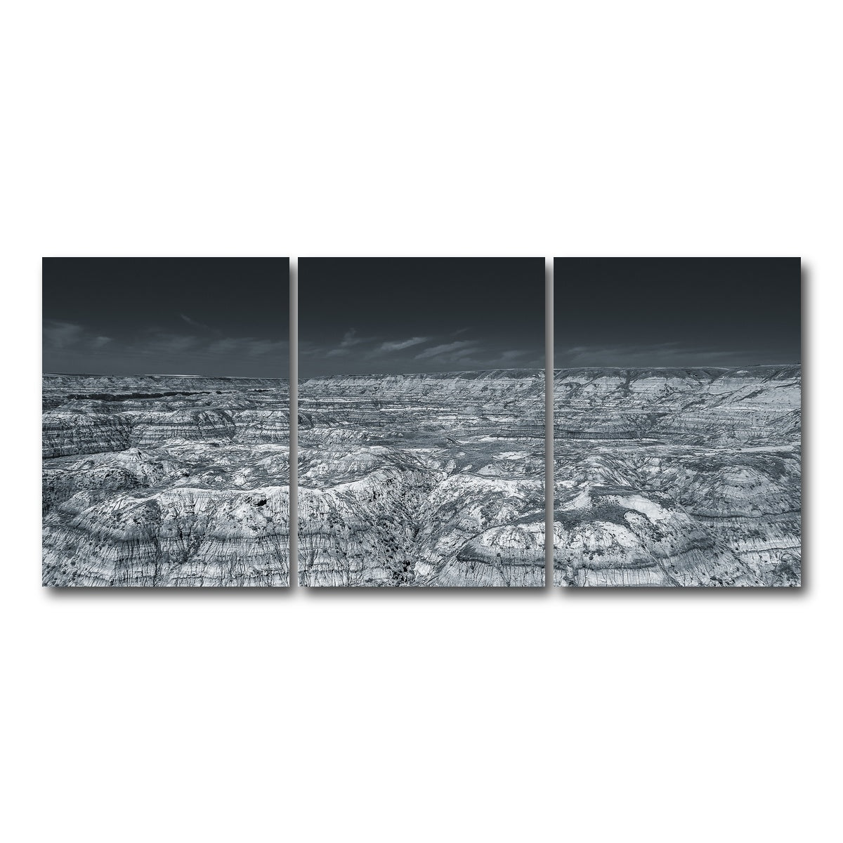 AUTO-MOCKUP WHITE | Horseshoe Canyon Alberta | 3 Piece | Gallery Wrap Canvas | group=18x24