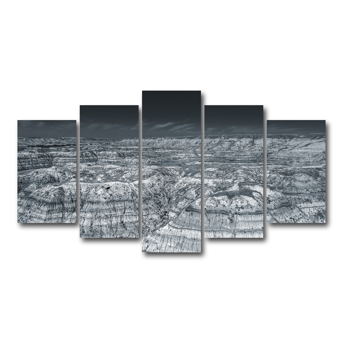 AUTO-MOCKUP WHITE | Horseshoe Canyon Alberta | 5 Piece | Gallery Wrap Canvas | group=5_normal