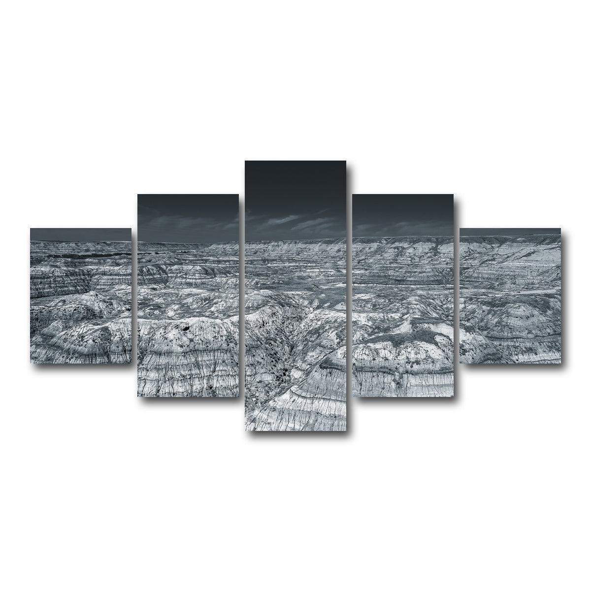 AUTO-MOCKUP WHITE | Horseshoe Canyon Alberta | 5 Piece | Gallery Wrap Canvas | group=5_short