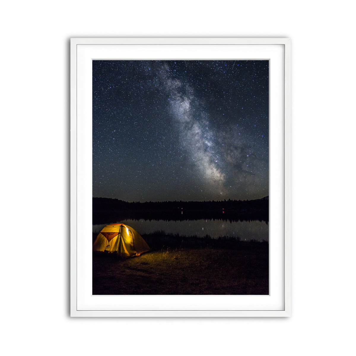 Framed Print 3x4 White
