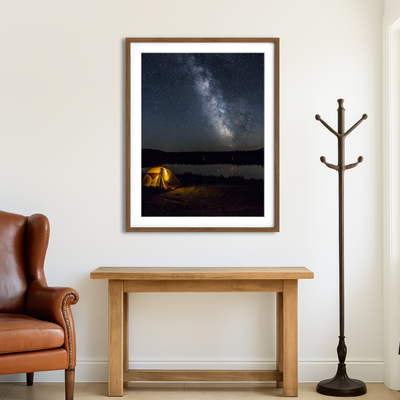 AUTO-MOCKUP ROOM | Horseshoe Lake Milky Way Wall Art