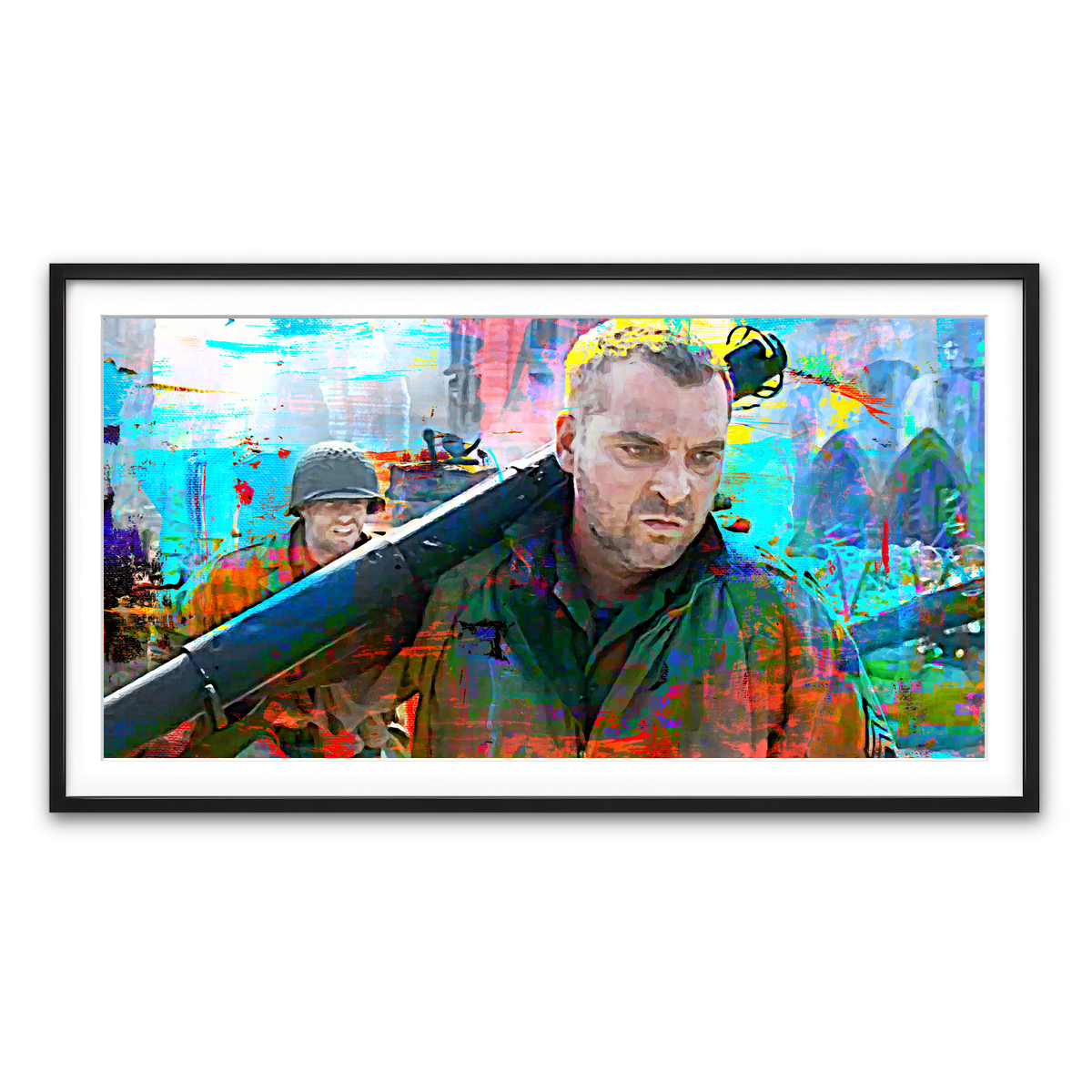 Framed Print 2x1 Black