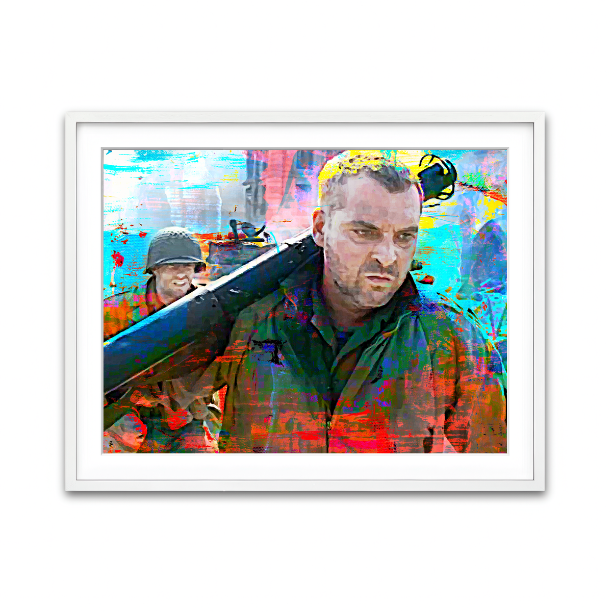 Framed Print 4x3 White