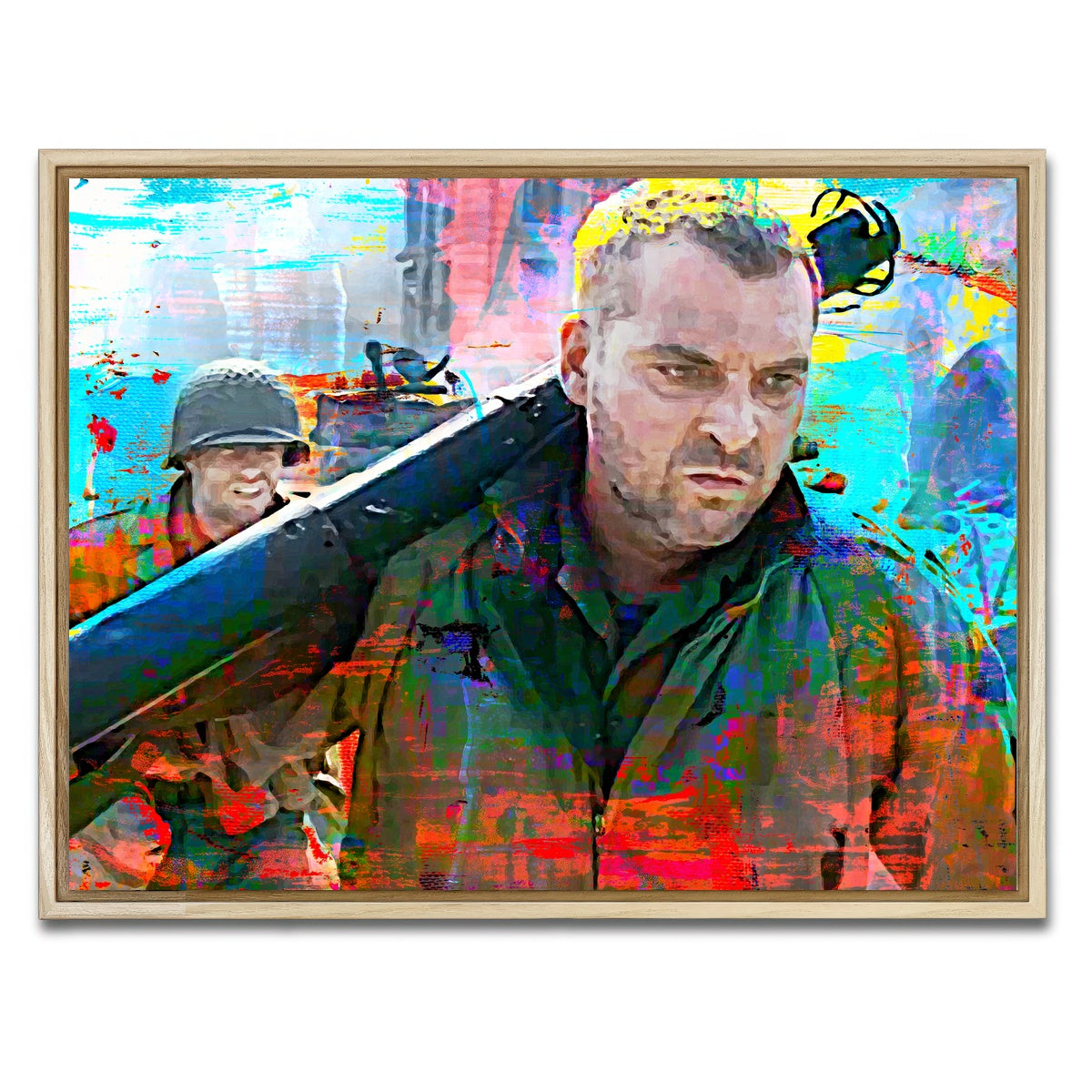 AUTO-MOCKUP WHITE | Horvath - Saving Private Ryan | 1 Piece | Natural Framed Canvas | group=4x3