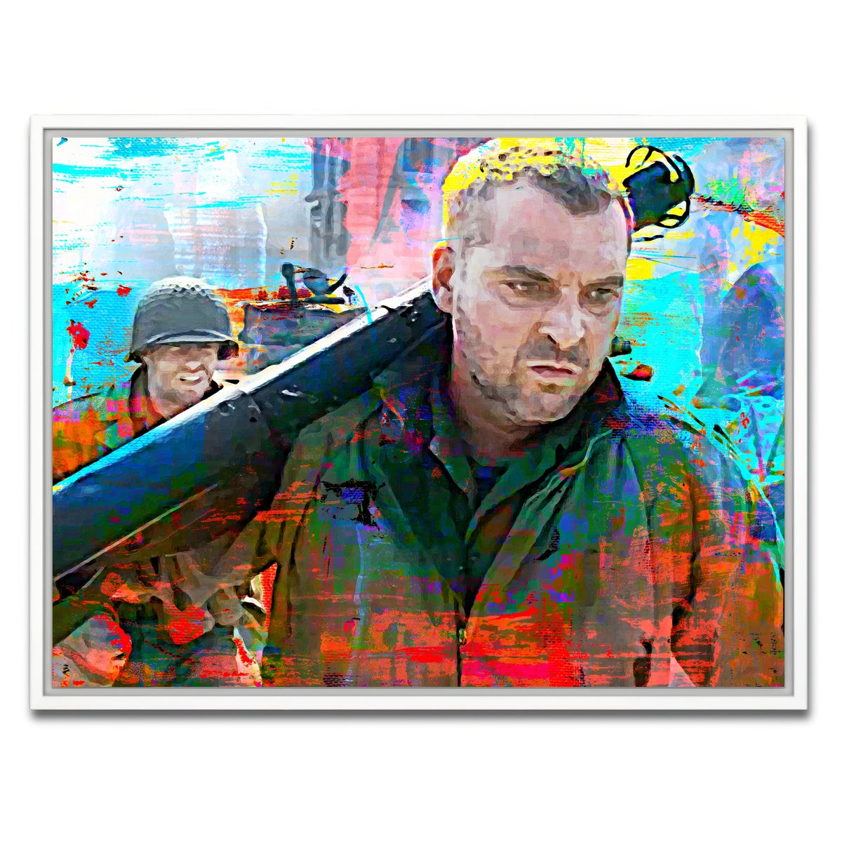 AUTO-MOCKUP WHITE | Horvath - Saving Private Ryan | 1 Piece | White Framed Canvas | group=4x3