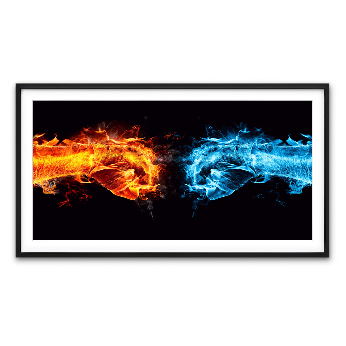Framed Print 2x1 Black