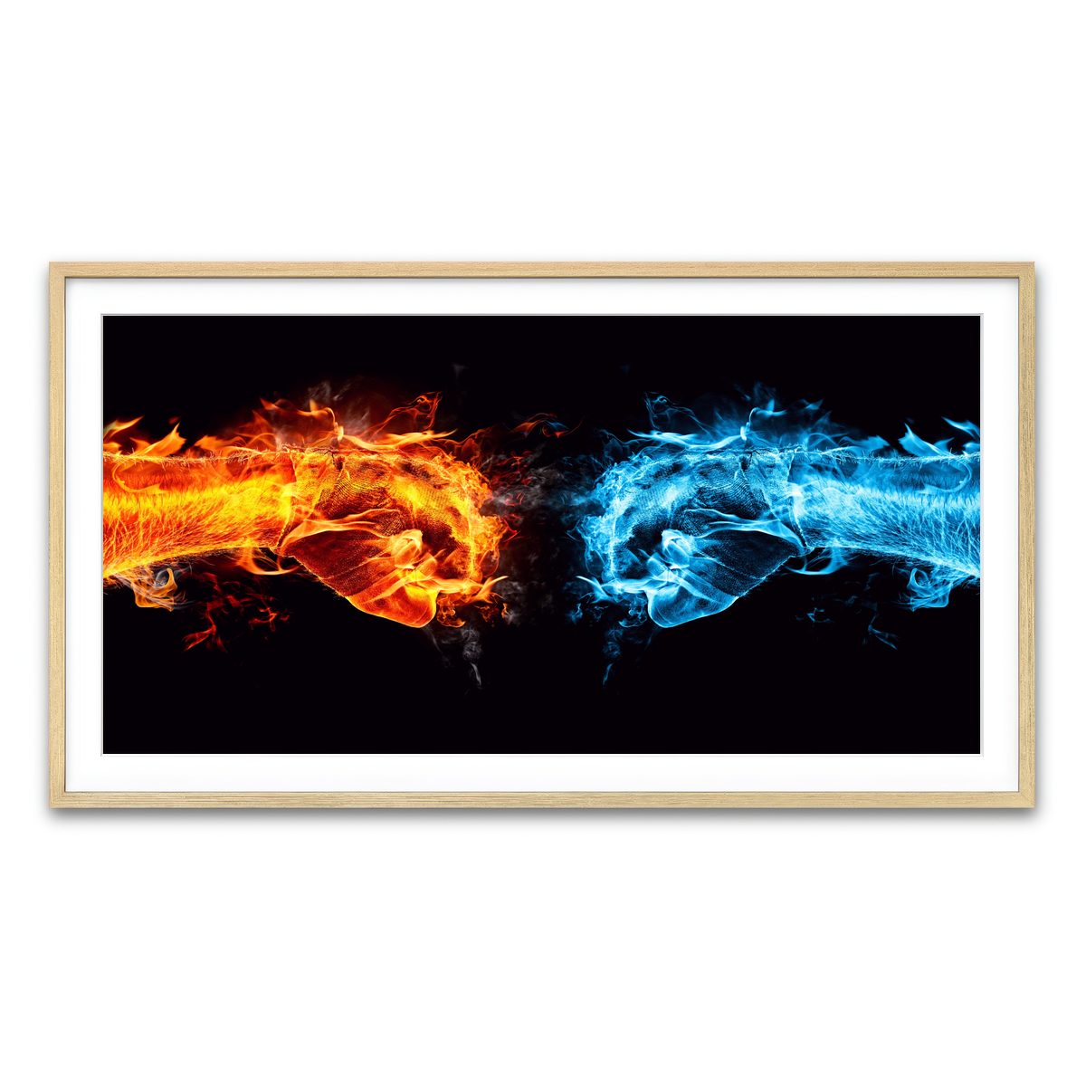 Framed Print 2x1 Natural