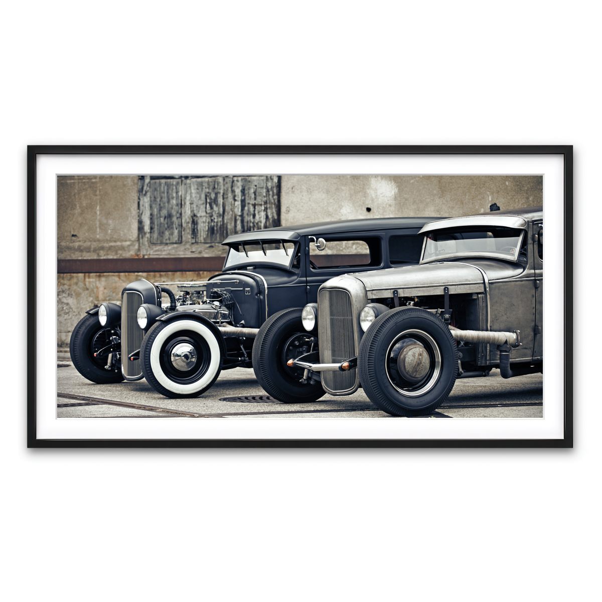 Framed Print 2x1 Black