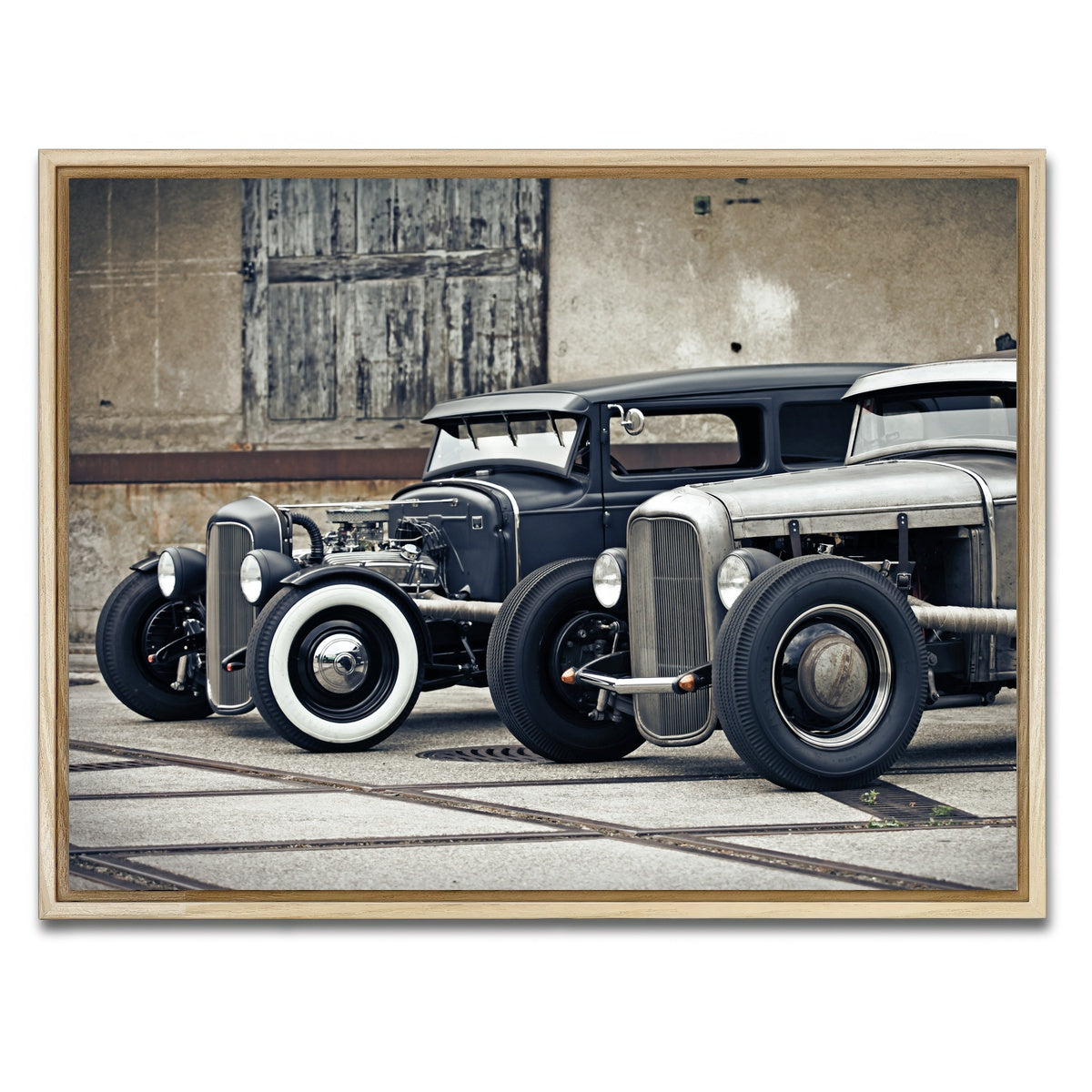 AUTO-MOCKUP WHITE | Hot Rods | 1 Piece | Natural Framed Canvas | group=4x3