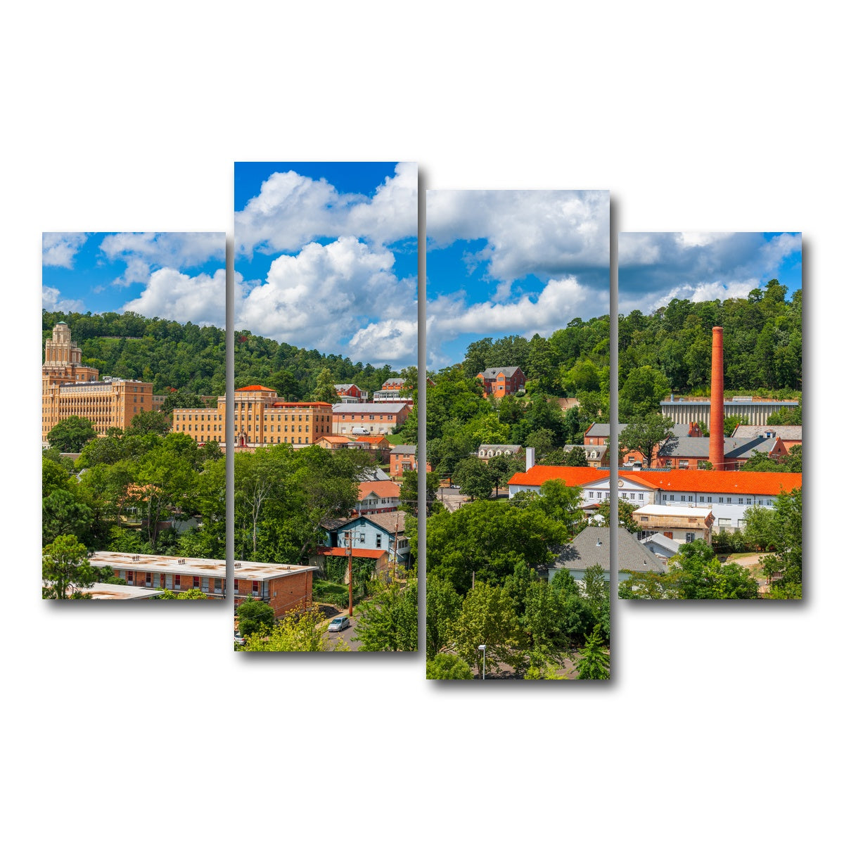 AUTO-MOCKUP WHITE | Hot Springs | 4 Piece | Gallery Wrap Canvas | group=4_short