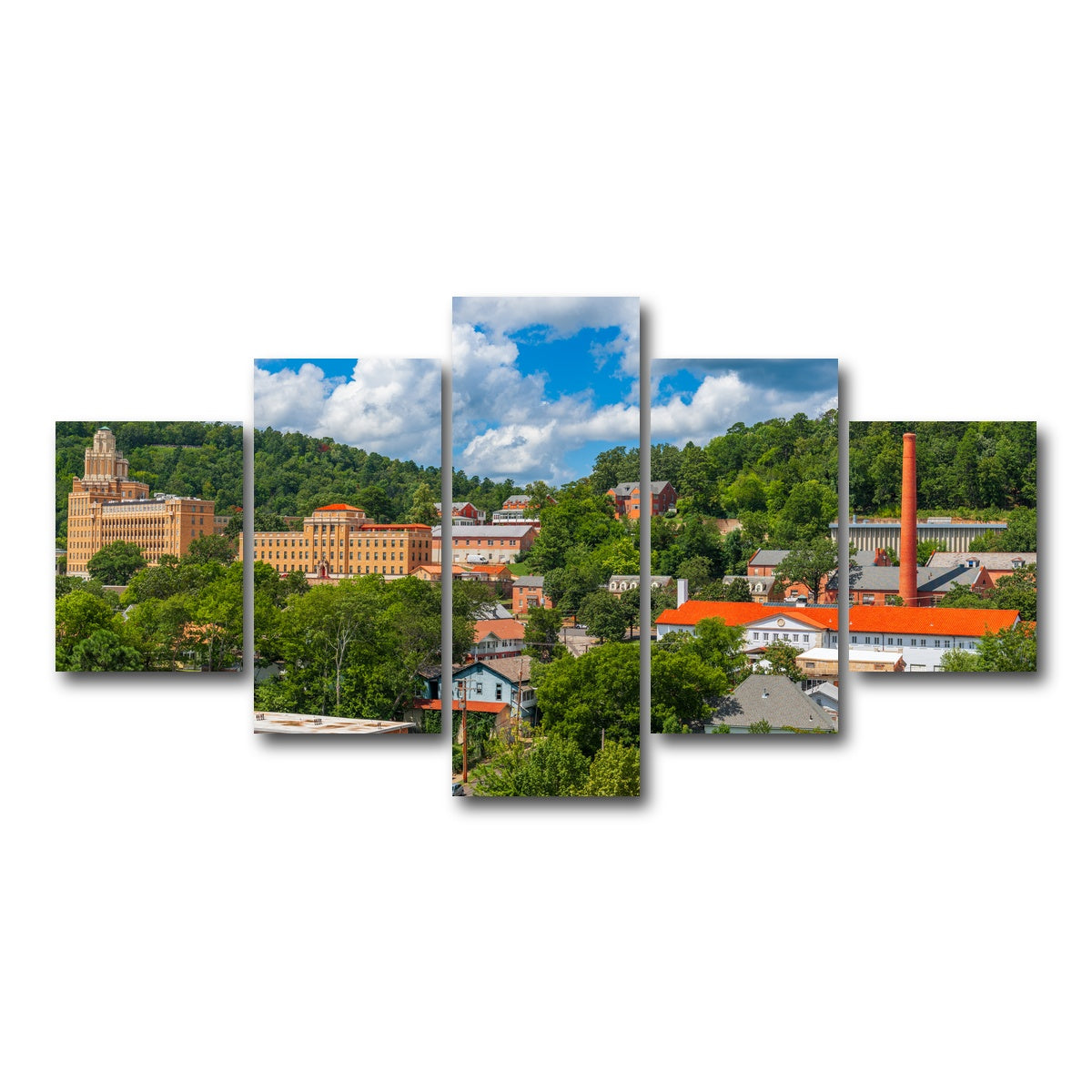 AUTO-MOCKUP WHITE | Hot Springs | 5 Piece | Gallery Wrap Canvas | group=5_short