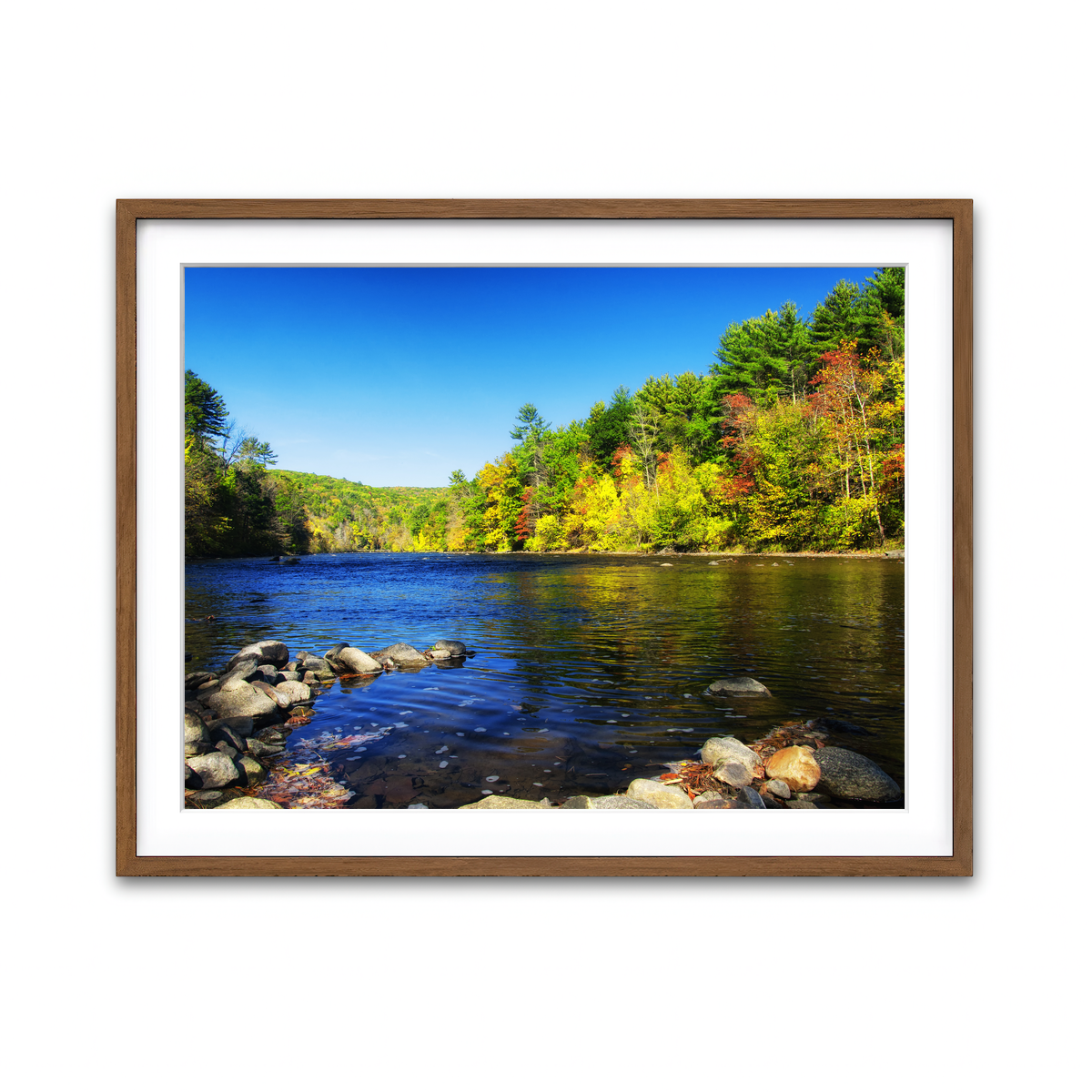 Framed Print 4x3 Walnut