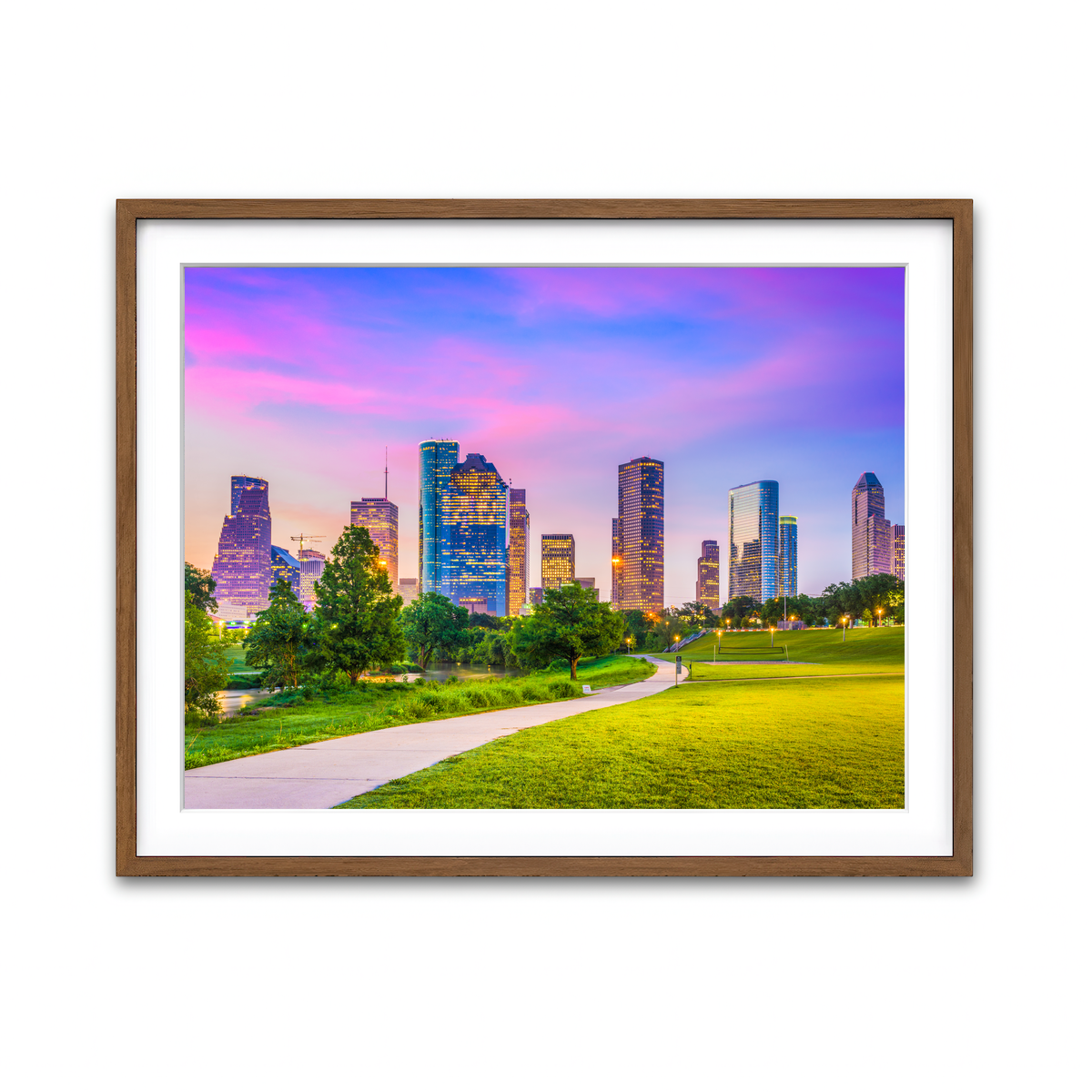 Framed Print 4x3 Walnut