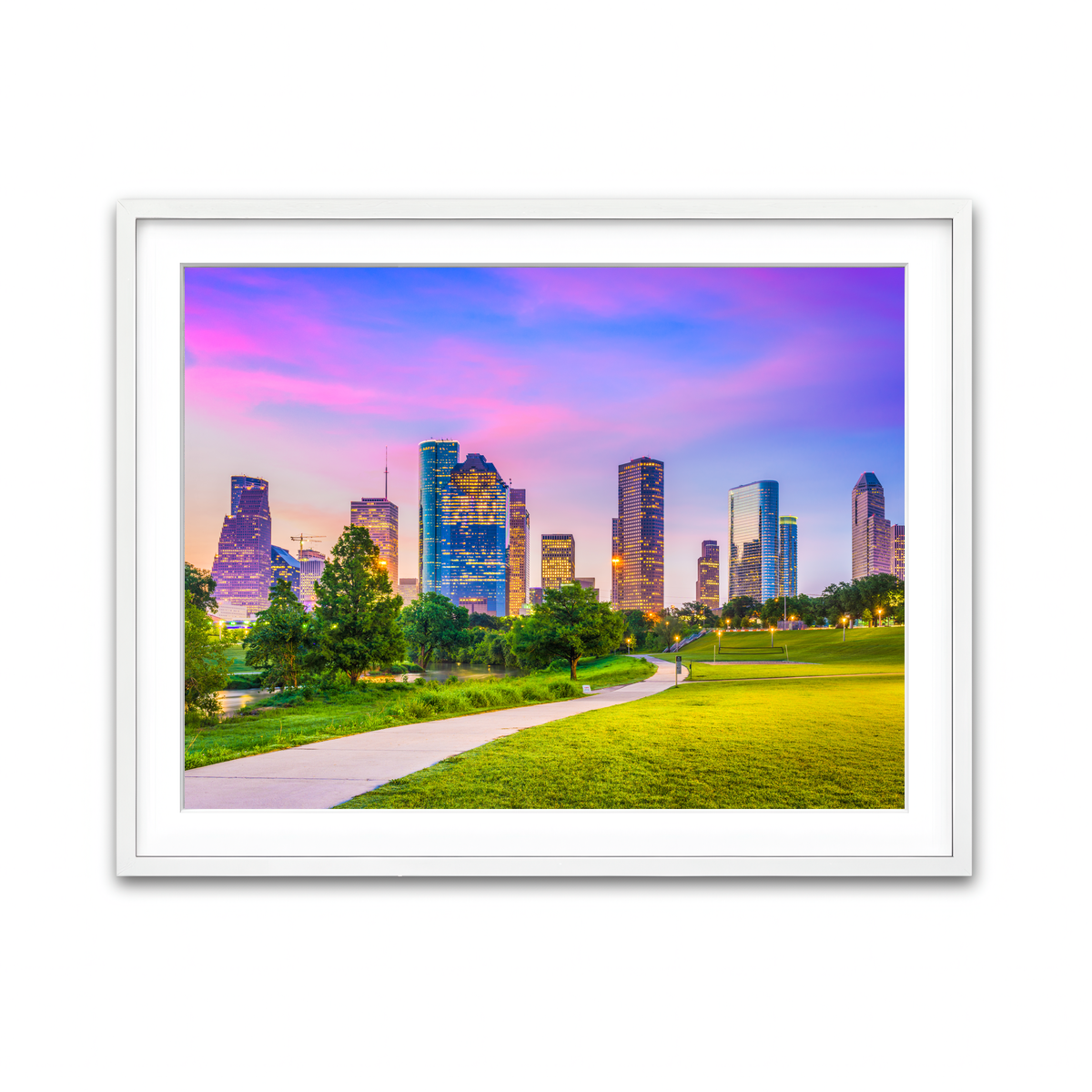Framed Print 4x3 White