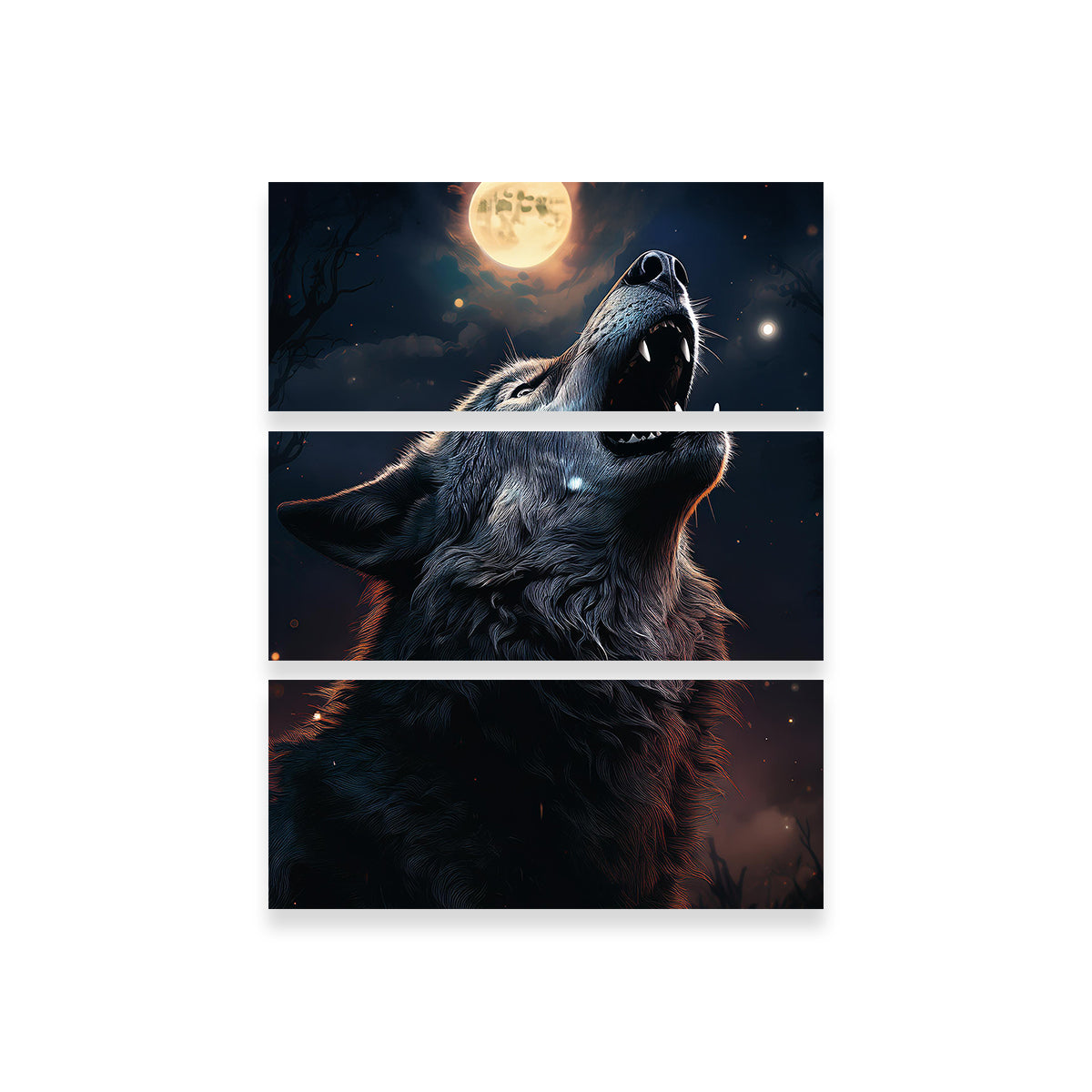 Howling Wolf Wall Art