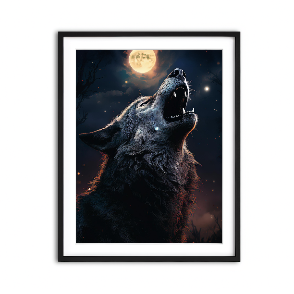 Framed Print 3x4 Black