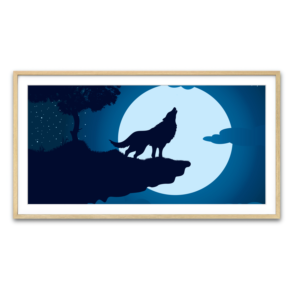 Framed Print 2x1 Natural