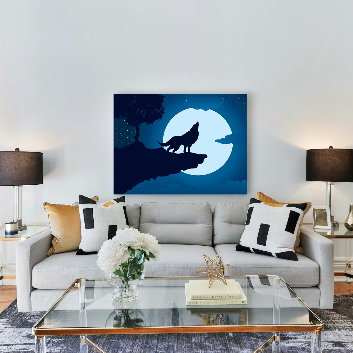 Howling at the Moon Wall Art