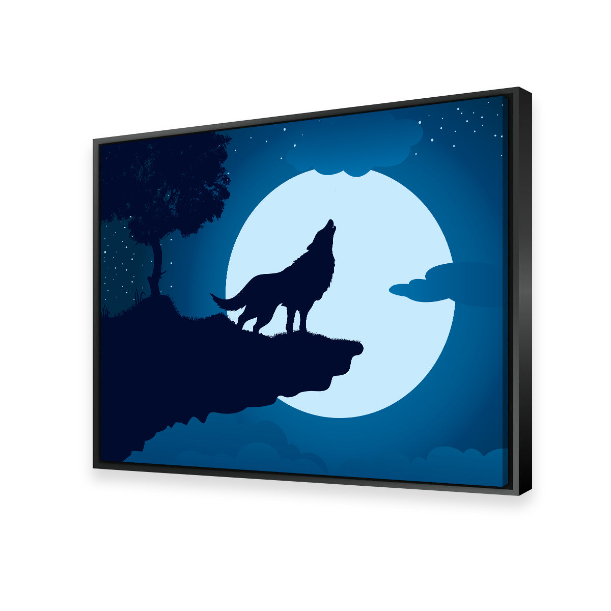 Howling at the Moon Wall Art