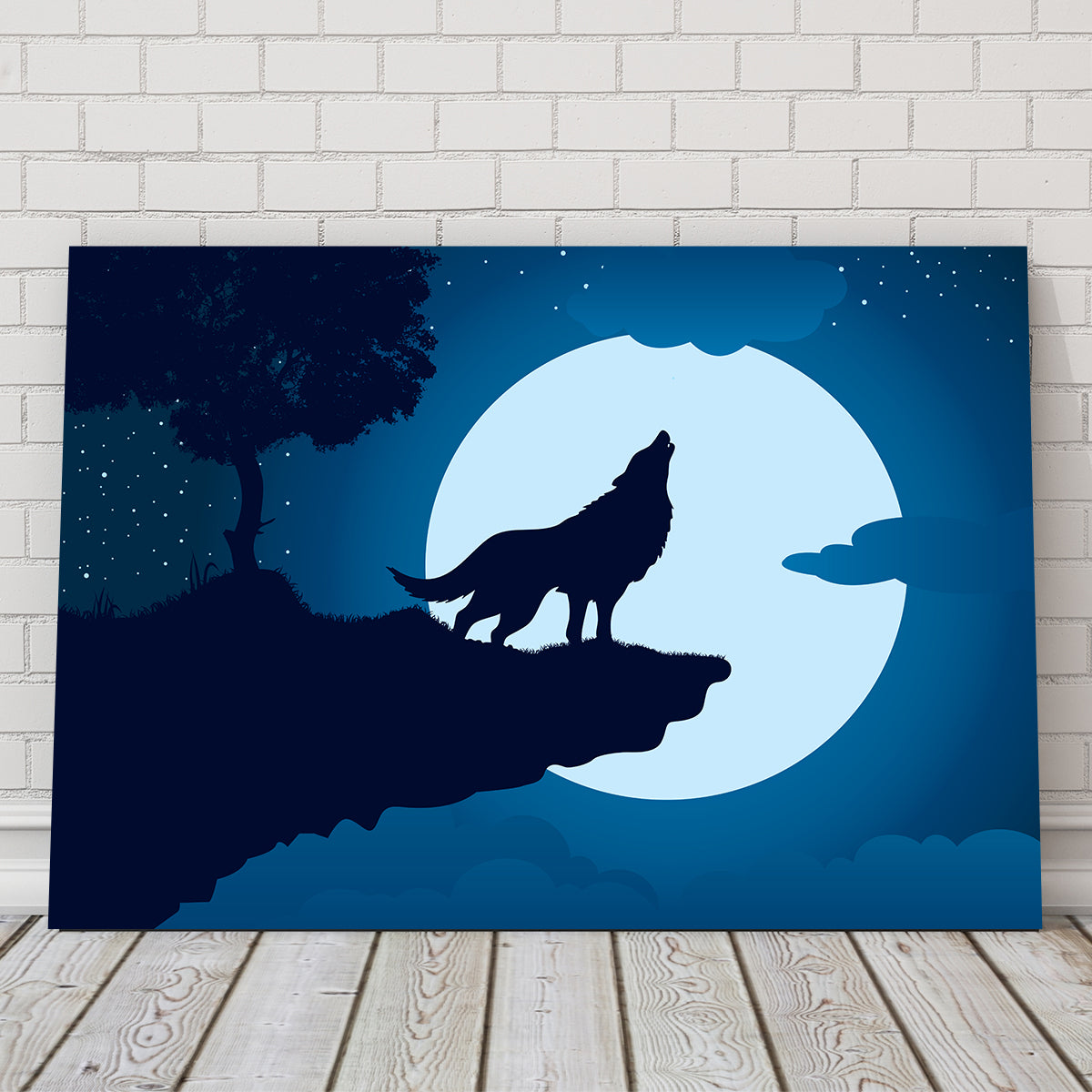 Howling at the Moon Wall Art