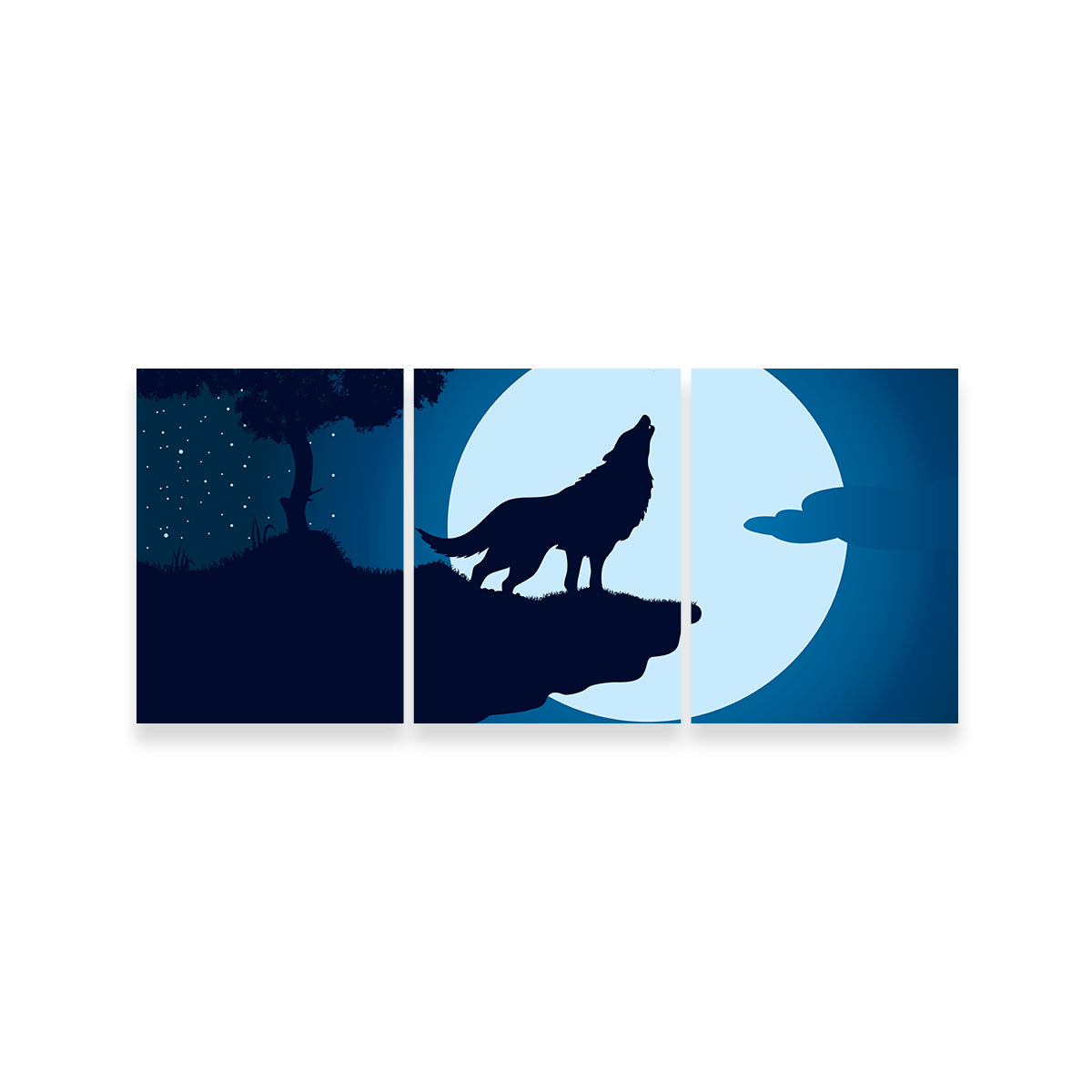 Howling at the Moon Wall Art