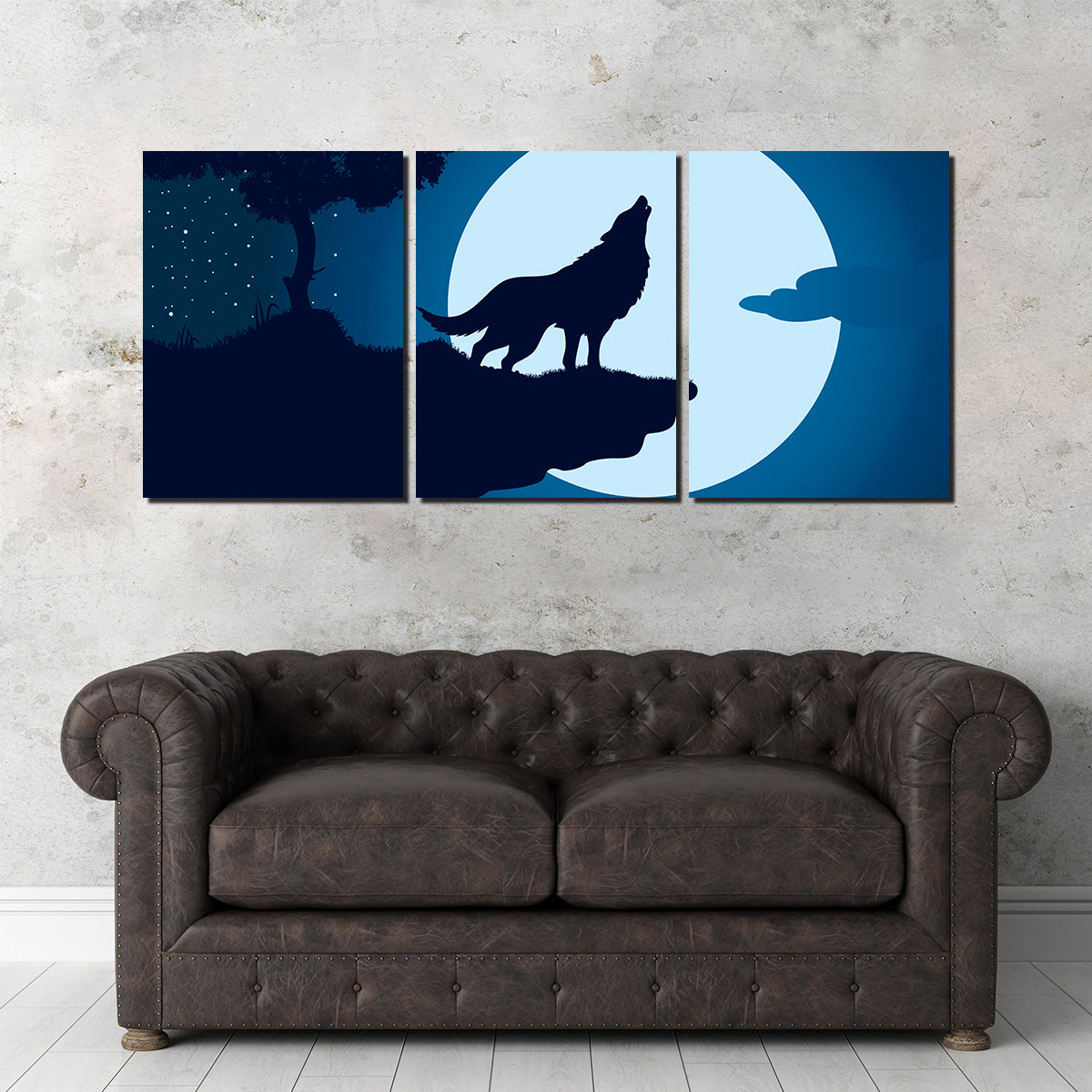 Howling at the Moon Wall Art