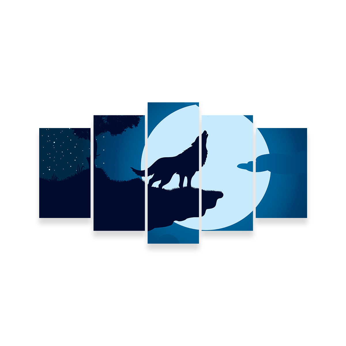 Howling at the Moon Wall Art