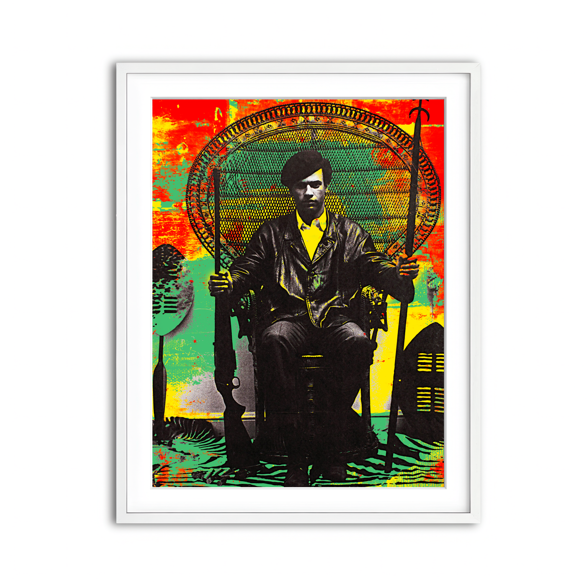 Framed Print 3x4 White