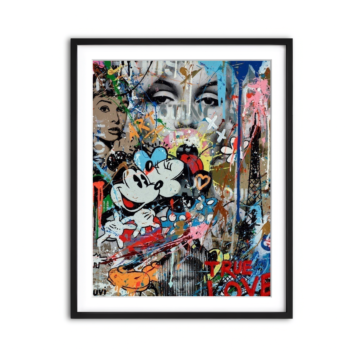 Framed Print 3x4 Black