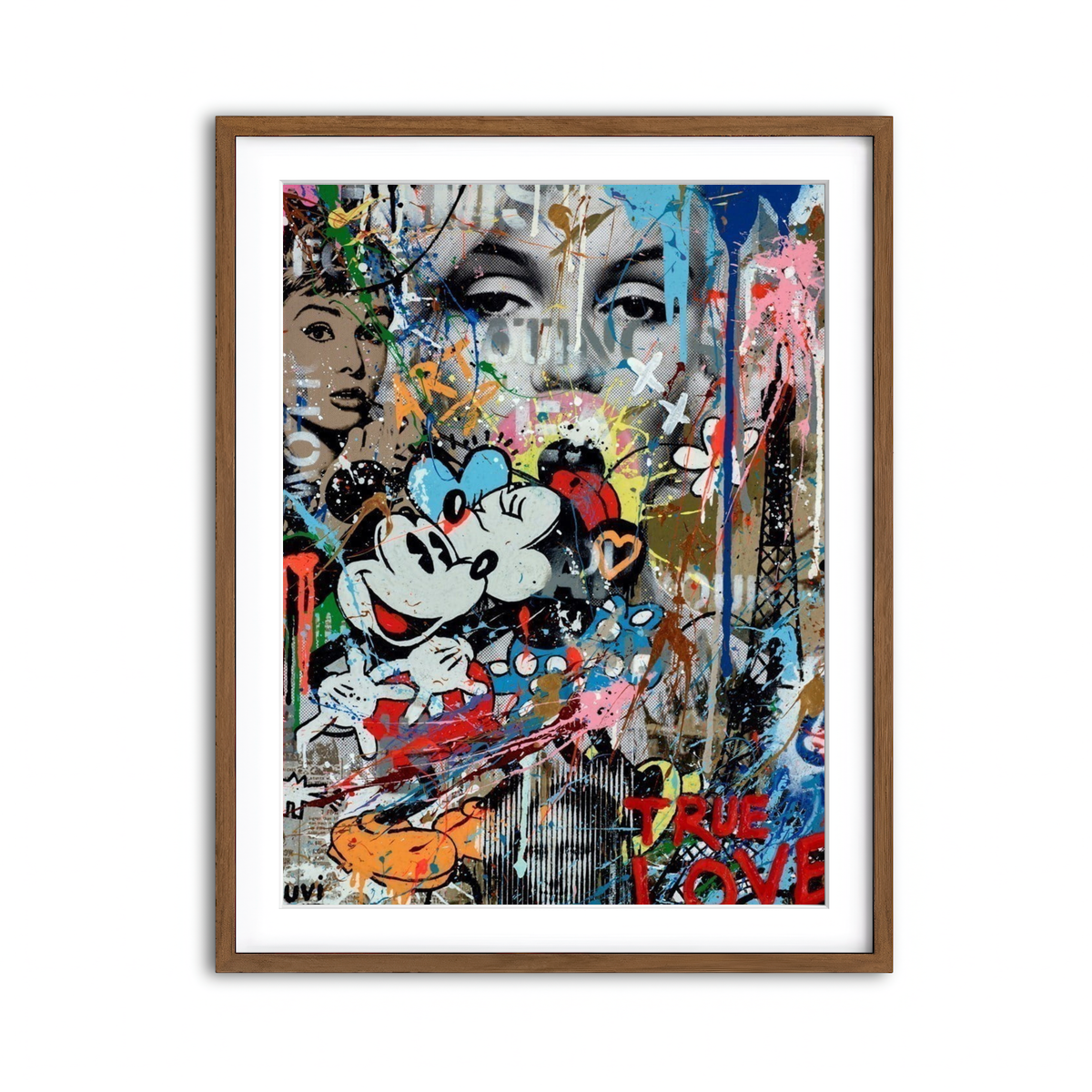 Framed Print 3x4 Walnut